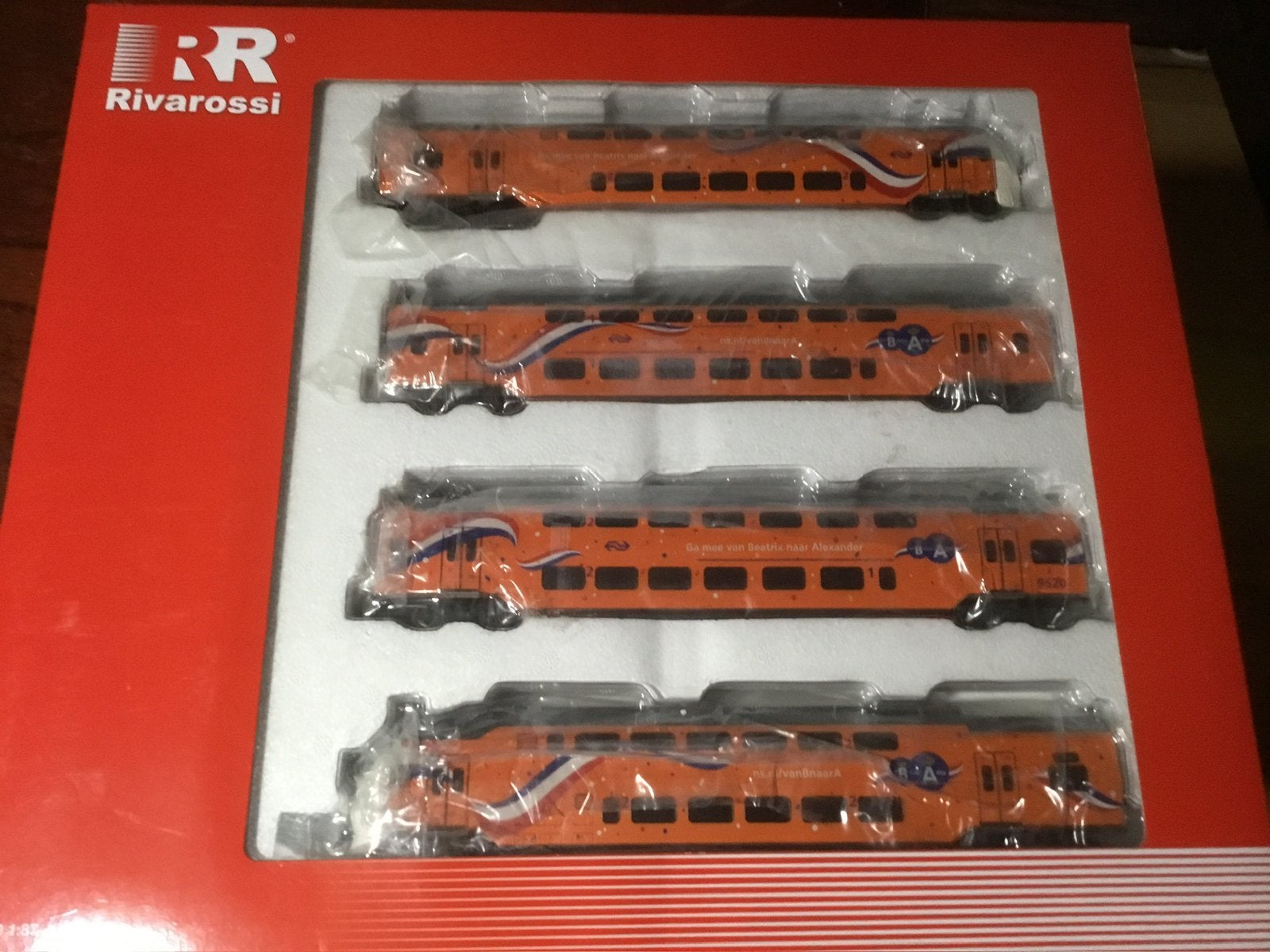 Rivarossi. Virm konings trein nieuw staat HO  AC  digitaal, Wisselstroom, Locomotief, Ophalen of Verzenden, Märklin