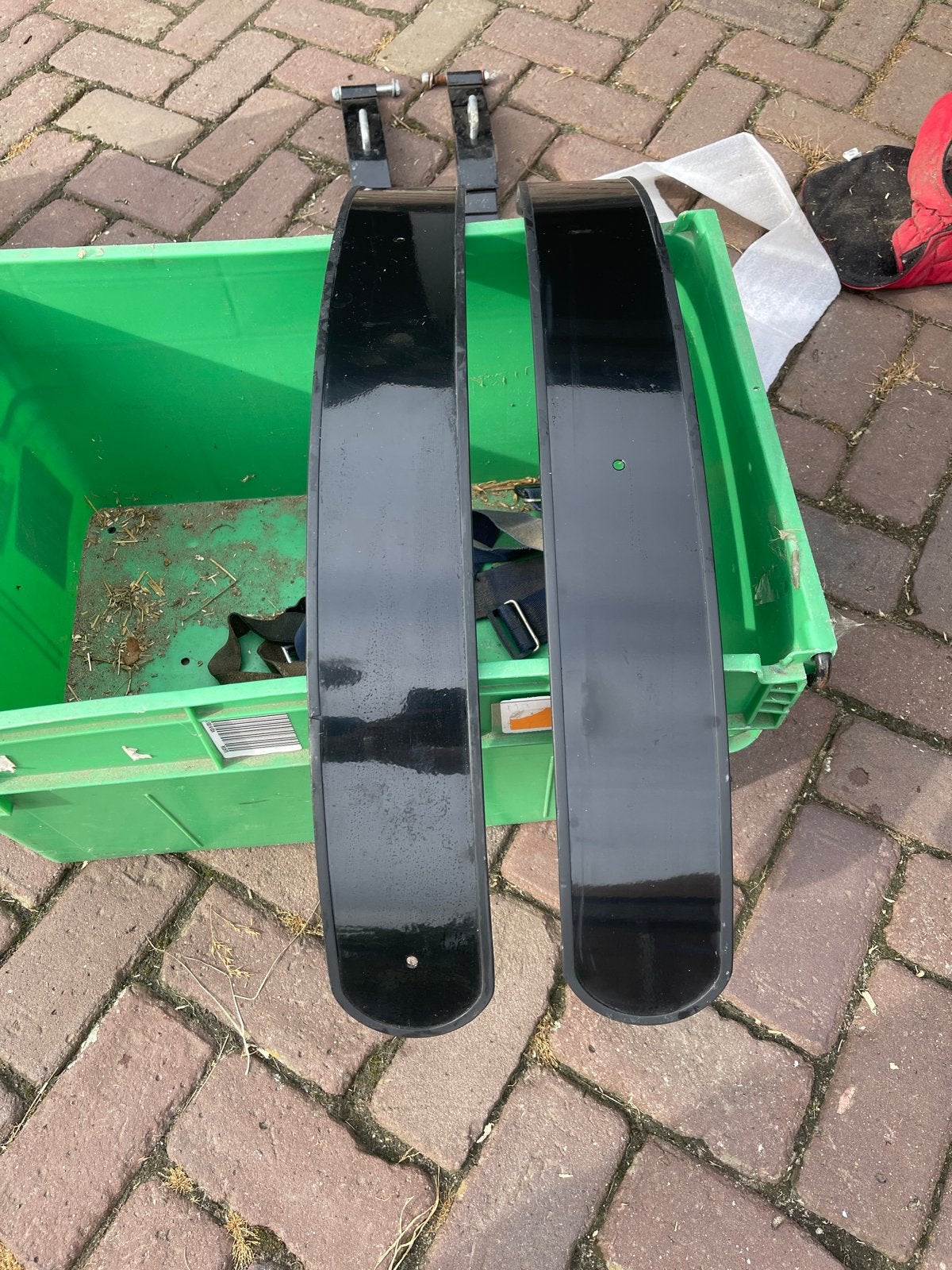 Zwarte spatborden voor ponykar, Dieren en Toebehoren, Ophalen, Overige soorten