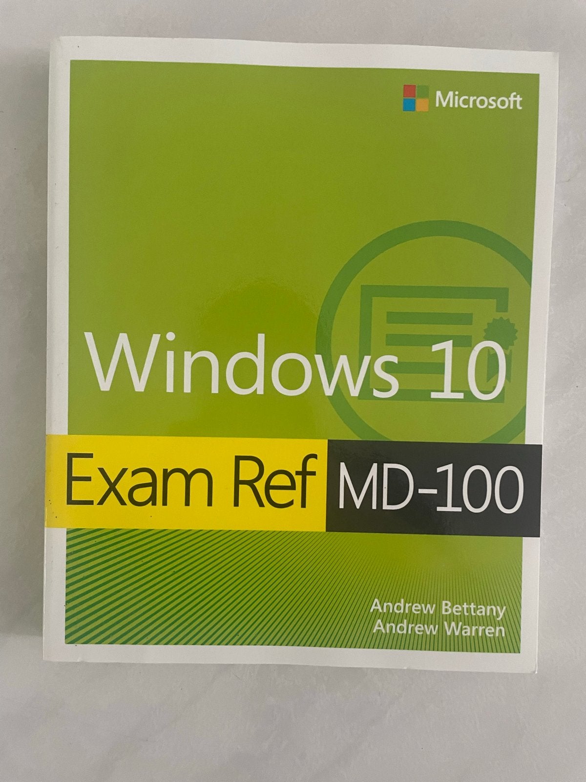 Microsoft Windows 10 Examen Referentie MD-100, Ophalen, Beta, Zo goed als nieuw, HBO