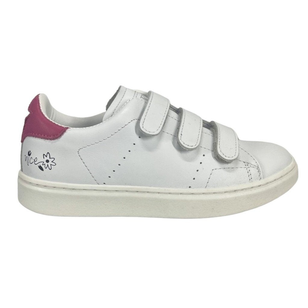 JOPPER maat 32 sneaker wit/fuchsia velcro - gratis verzenden, Elzenweg 19 Waalwijk, JOPPER BY HIP, Schoenen, Nieuw