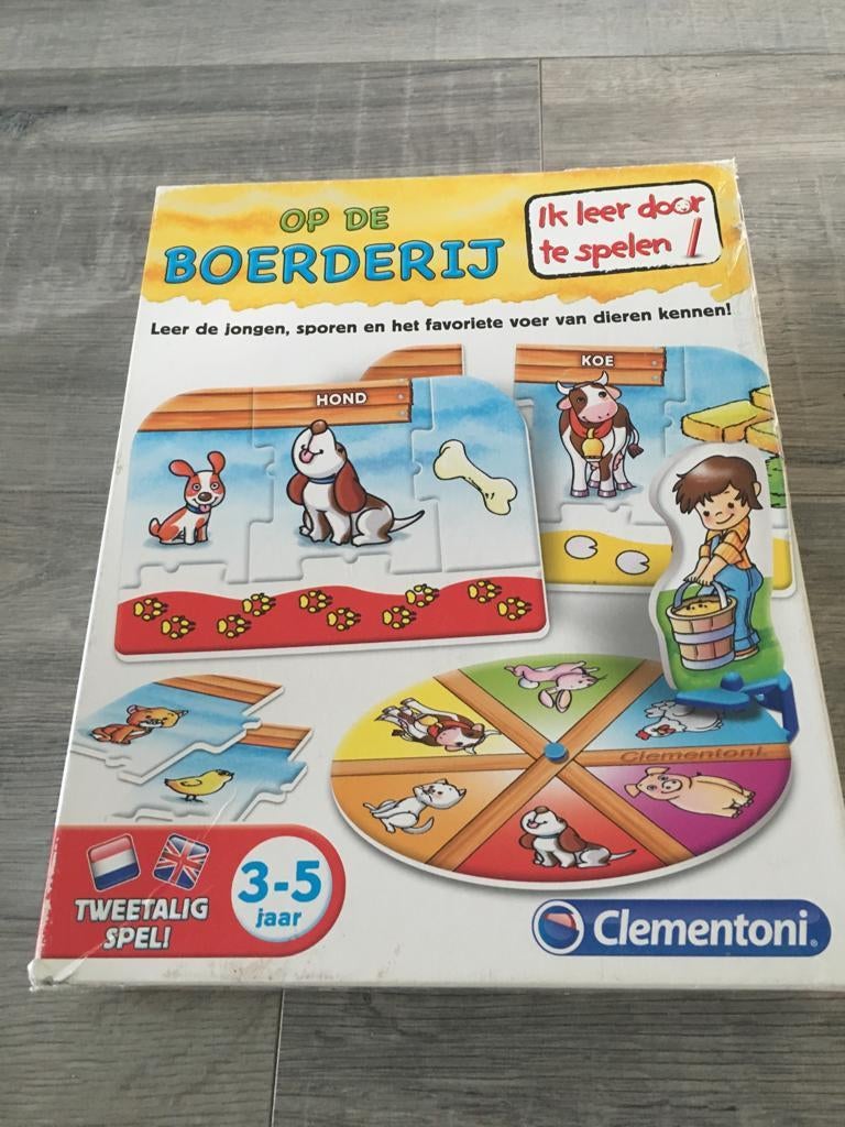 Ik leer door te spelen spel "Op de boerderij", Ophalen of Verzenden, Gebruikt