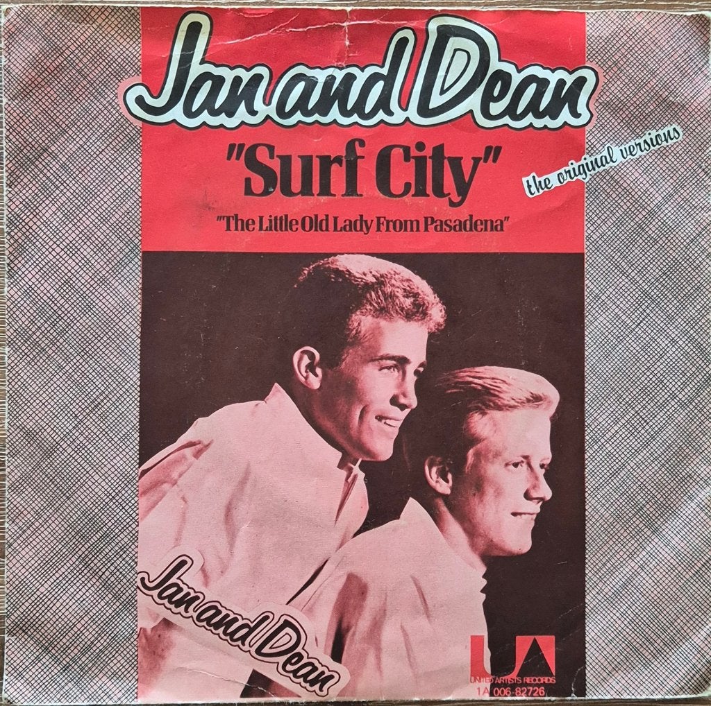 Jan and Dean - Surf City / The Little Old Lady  #s014#V, Gebruikt, 7 inch, Ophalen of Verzenden, Pop