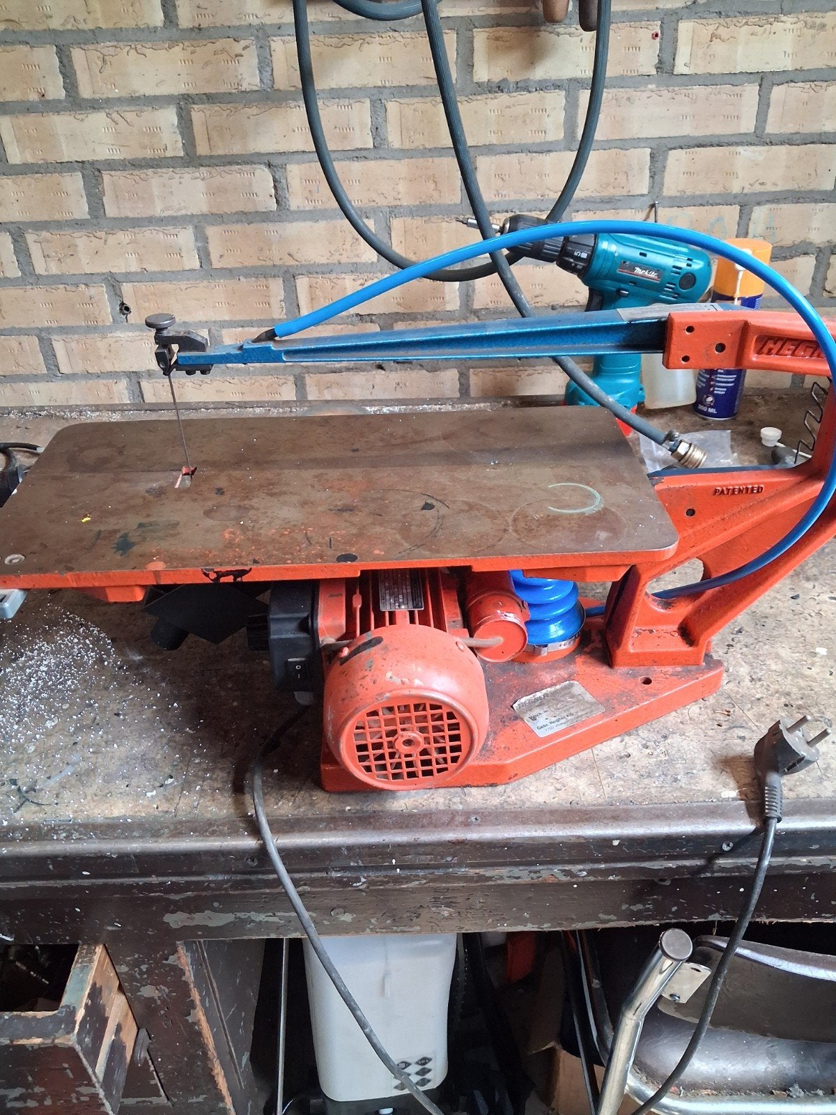 Hegner Multicut SE Figuurzaagmachine, Doe-het-zelf en Verbouw, Ophalen, Minder dan 30 mm, Gebruikt, Hegner