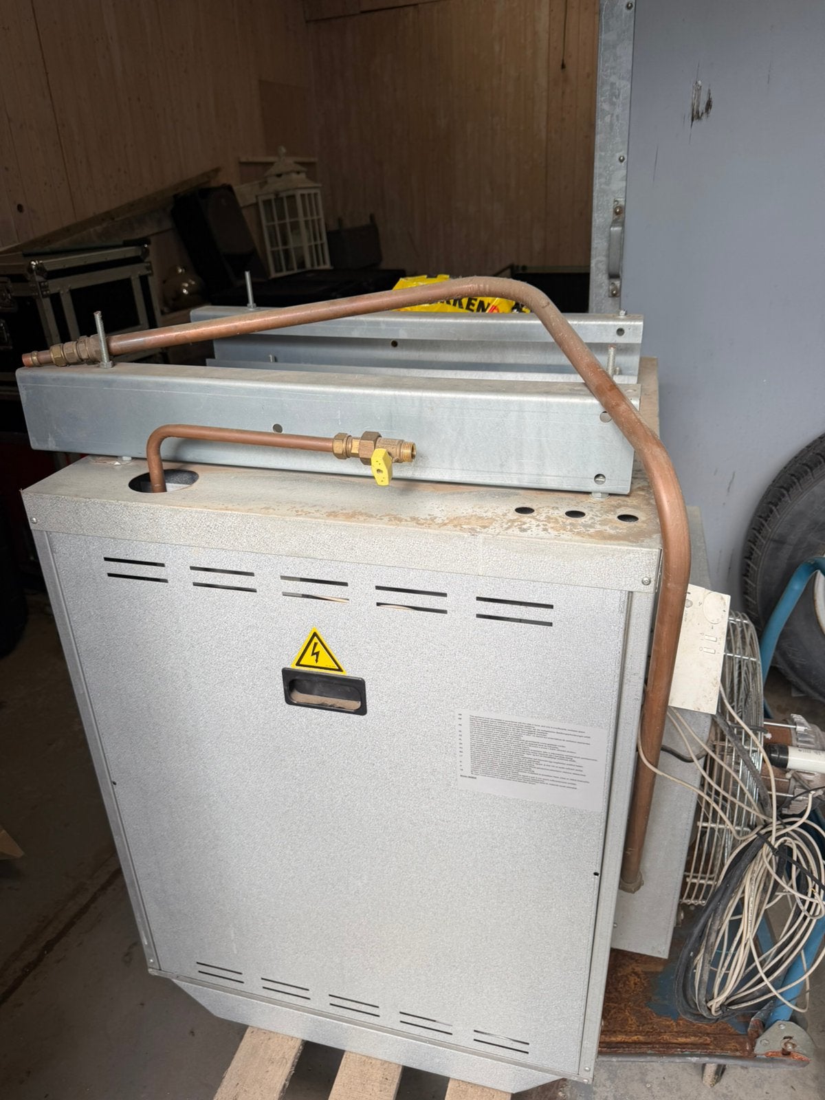 Gas heater, Ophalen of Verzenden, Zo goed als nieuw