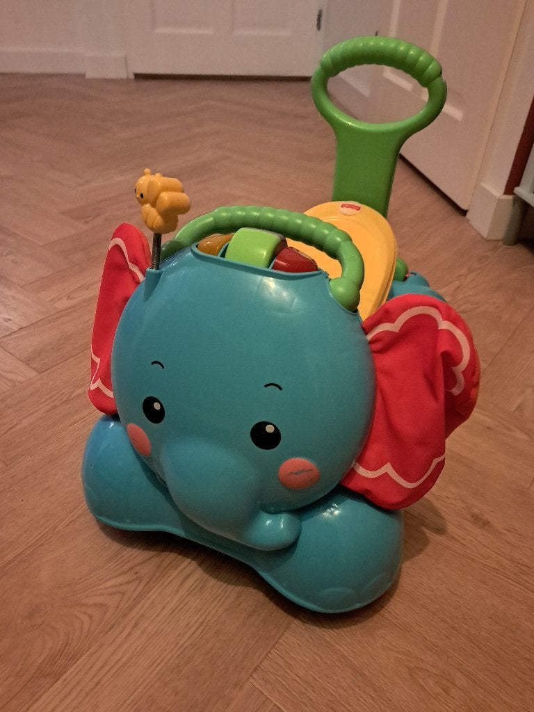 Loopwagen olifant 3 in 1, Ophalen, Gebruikt, Auto, Met licht
