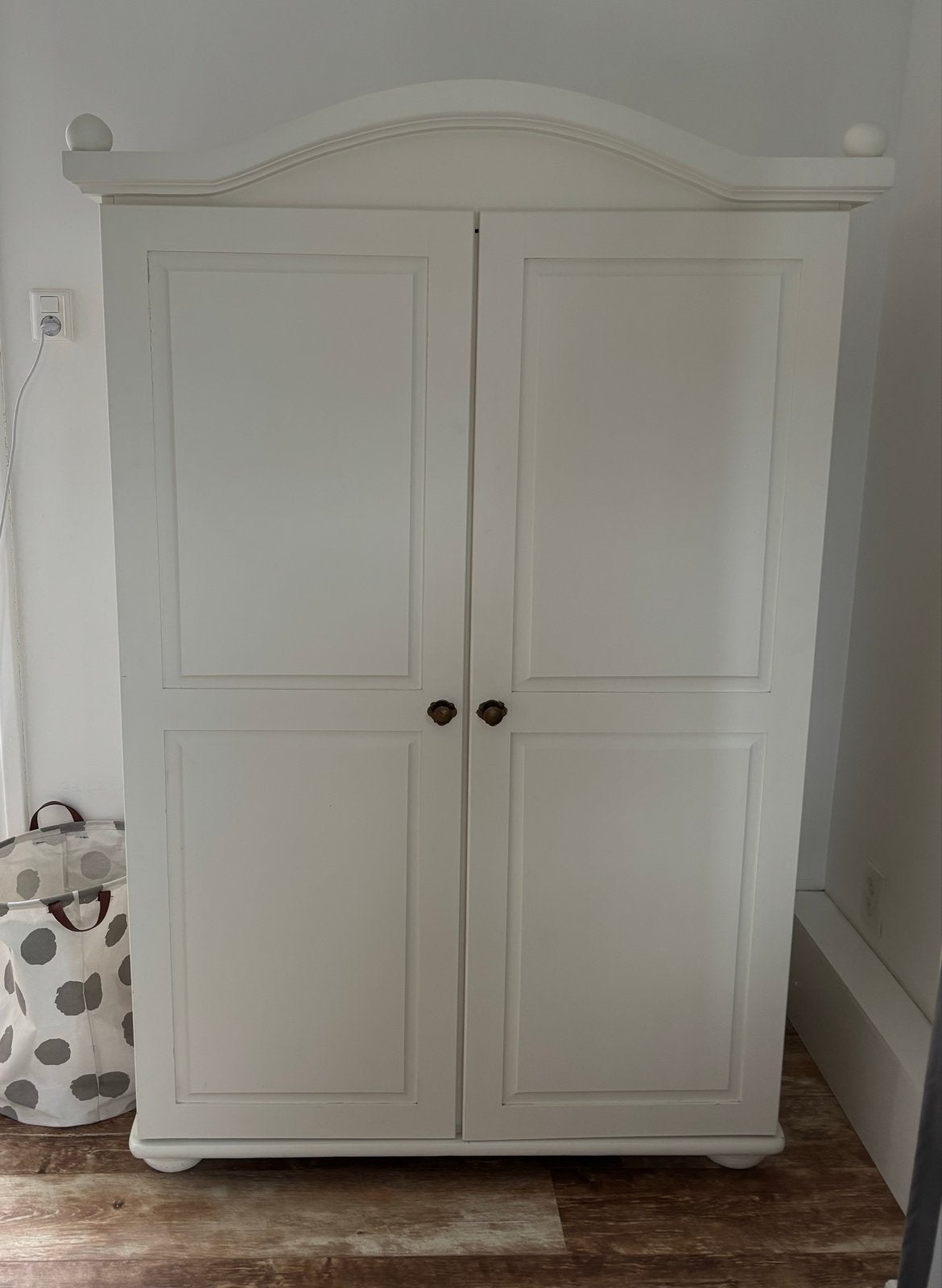 Grenen brokante Kledingkast voor Babykamer, Ophalen, Gebruikt, 100 tot 150 cm, 150 tot 200 cm