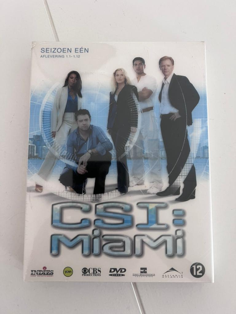 DVD 1e seizoen CSI Miami, NIEUW, Cd's en Dvd's, Dvd's | Tv en Series, Vanaf 12 jaar, Ophalen of Verzenden, Nieuw in verpakking