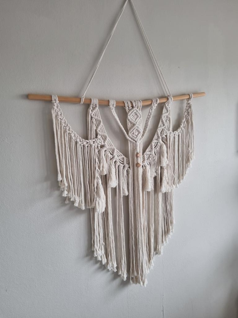 Bohamian Macramé wandkleed, Ophalen, Zo goed als nieuw