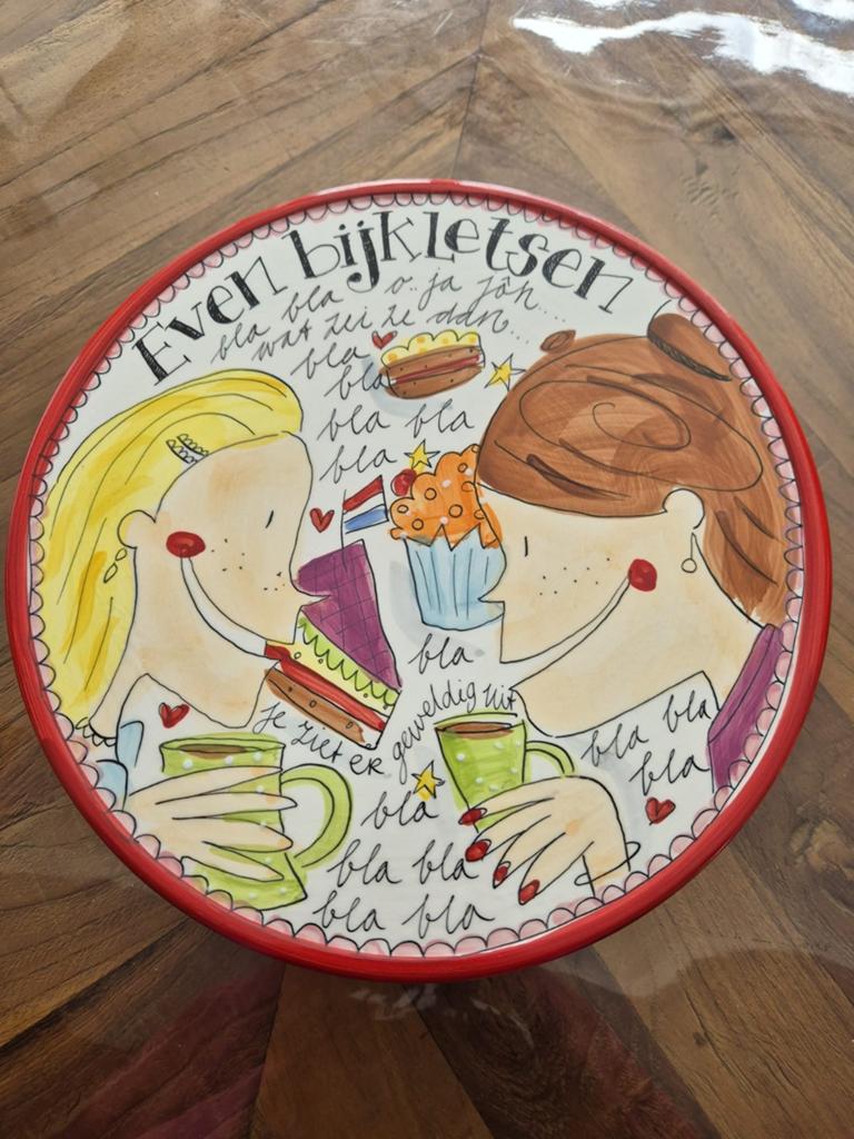 Taartplateau Blond Amsterdam, Ophalen, Zo goed als nieuw