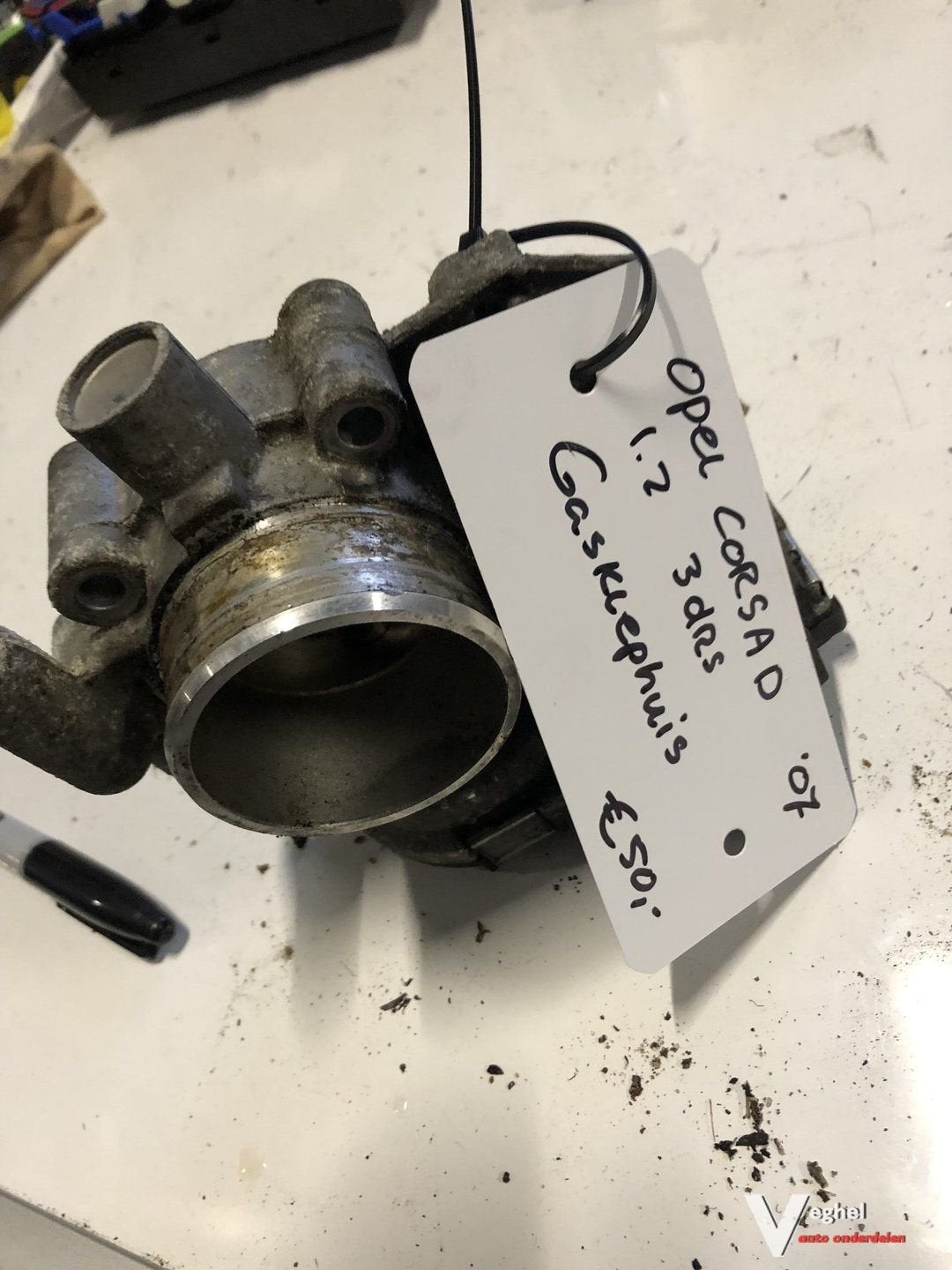 Opel Corsa D 1.2 2007 Gasklephuis, Gebruikt, -, -, Ophalen of Verzenden