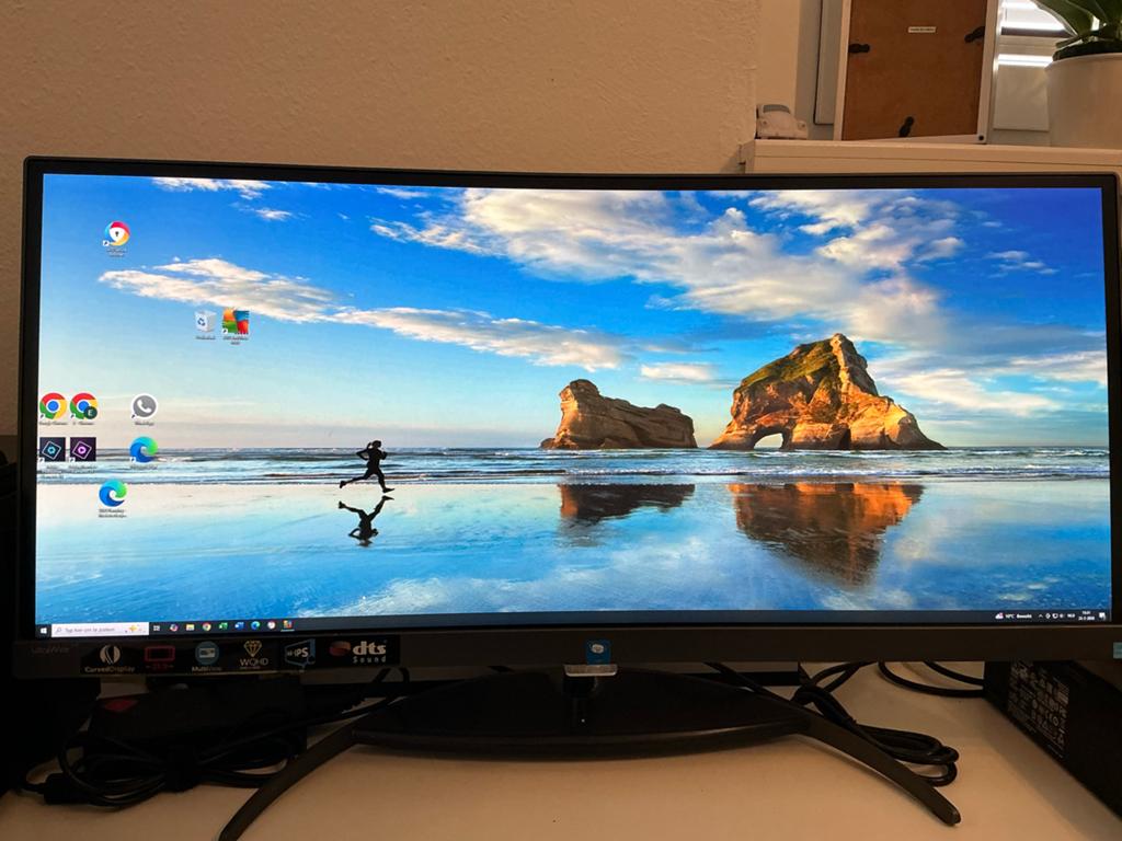 Philips PHL BDM3490 Curved Ultrawide Monitor, Computers en Software, Monitoren, Ophalen, Curved, Zo goed als nieuw, Overige typen