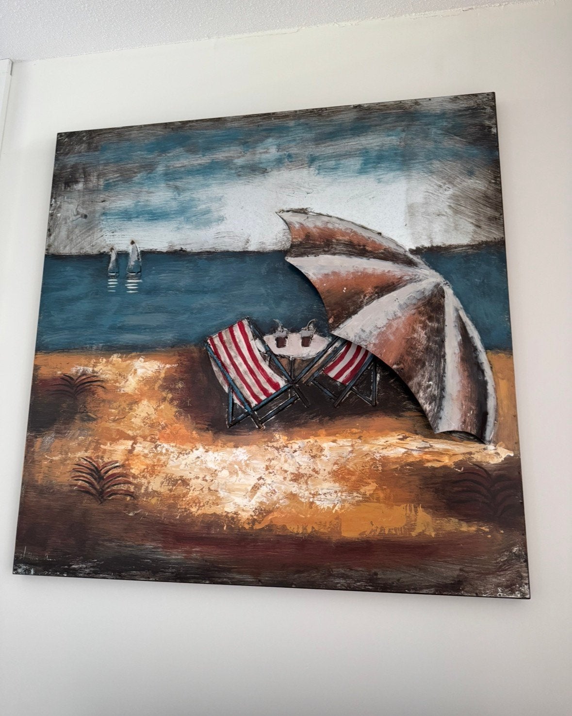 Leuk metalen 3D schilderij, Ophalen