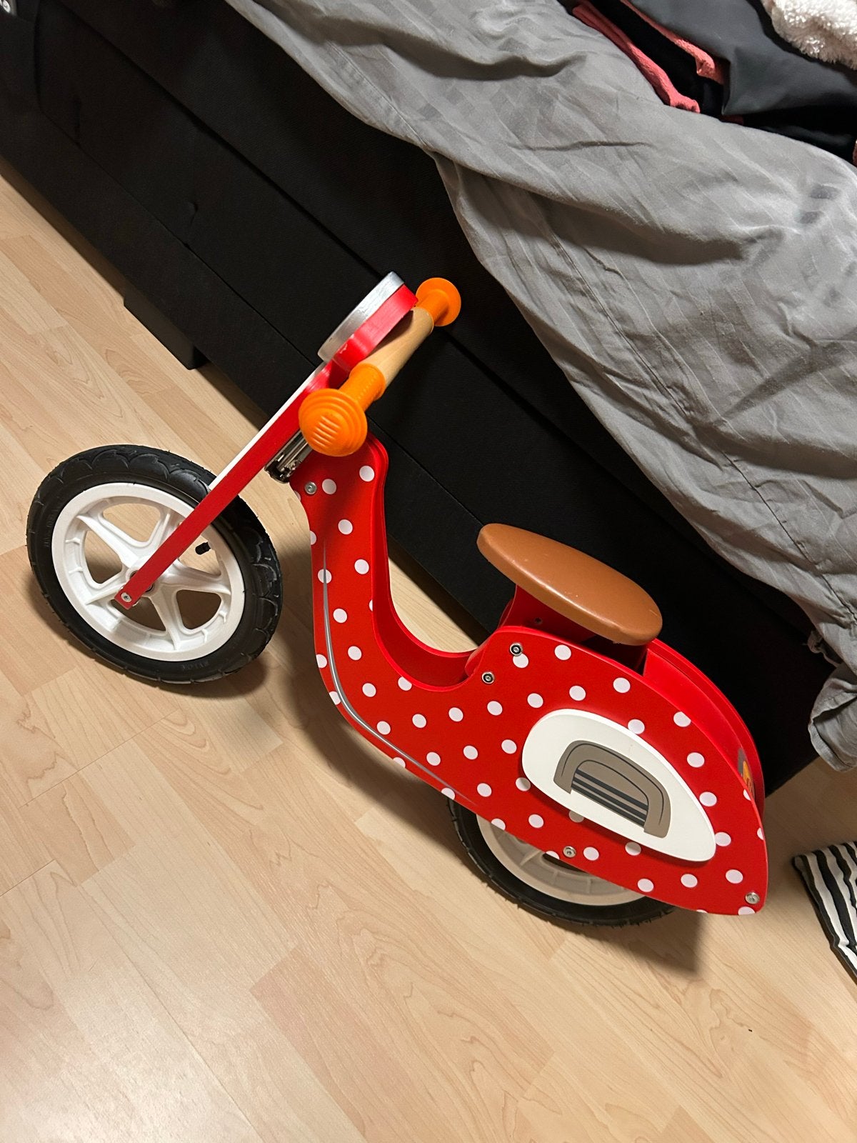 Houten loopfiets scooter, Ophalen, Zo goed als nieuw, Loopfiets