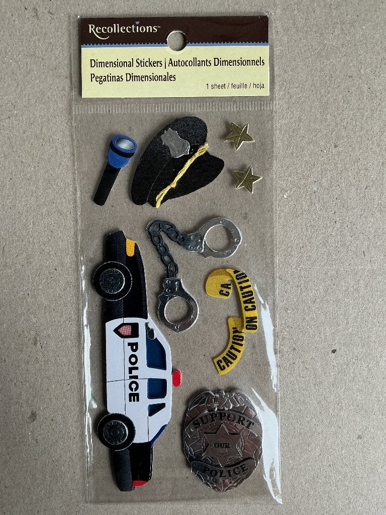 Dimensionale stickers (politie), Ophalen of Verzenden, Nieuw, Overige thema's, Overige typen