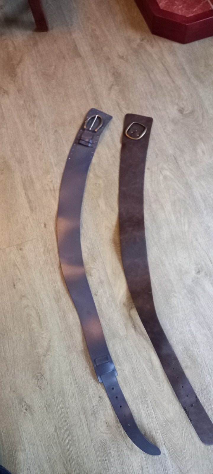 2 Brede Riemen - 95-105 cm lang, 7-8 cm breed, Ophalen of Verzenden