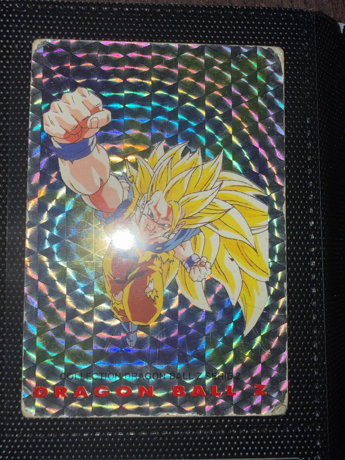 Dragon Ball Z Serie 2 Super Saiyan Goku Holografische Kaart, Ophalen of Verzenden, Gebruikt