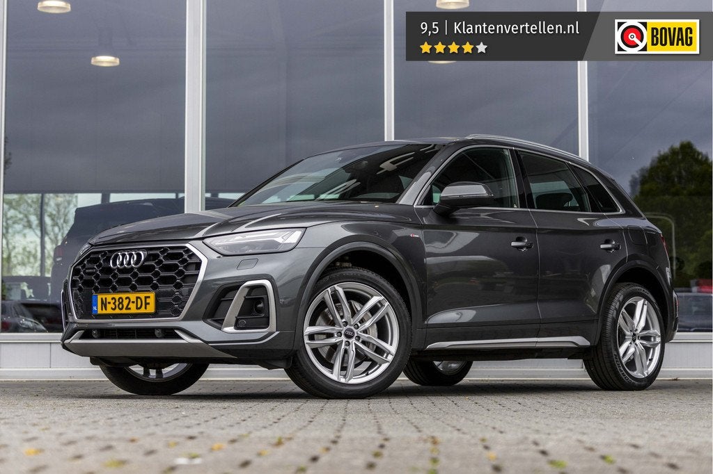 Audi Q5 50 TFSI e S edition | Matrix LED | Camera (bj 2021), Auto's, Audi, 12 maanden, Gebruikt, Euro 6, 4 cilinders