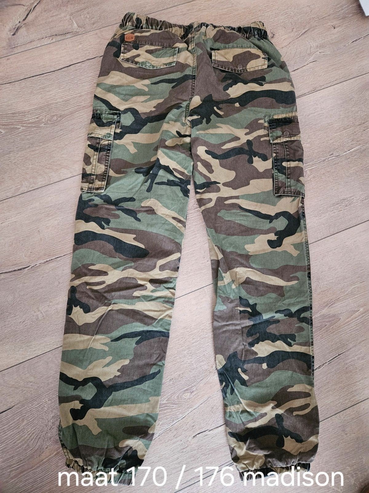 madison camouflage broek maat 170, Ophalen of Verzenden, Zo goed als nieuw