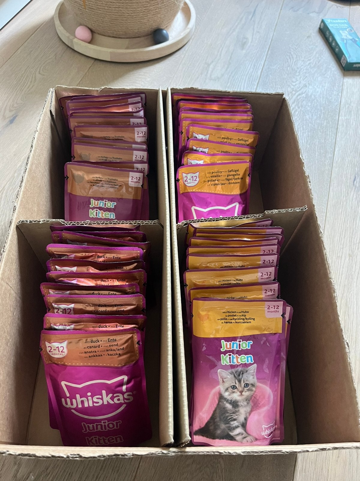Kattenvoer - 43 zakjes (kip, eend, gevogelte, kalkoen), Ophalen, Kat
