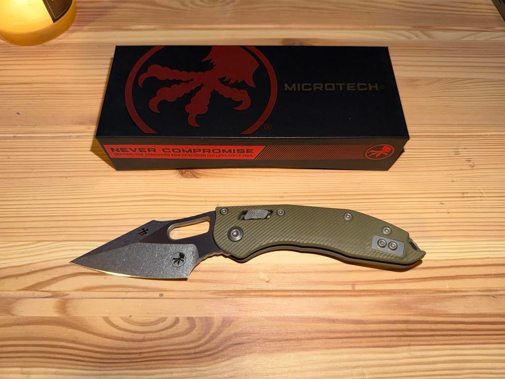 Microtech stitch G10, Ophalen of Verzenden, Zo goed als nieuw