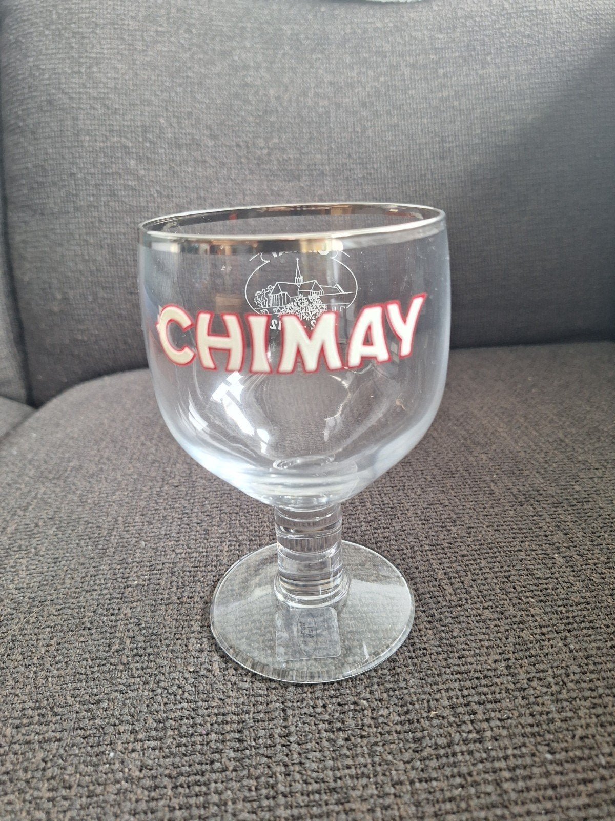 CHIMAY glas, jubileum glas,  1862 - 2012, Verzamelen, Ophalen of Verzenden, Zo goed als nieuw, Borrel- of Shotglas