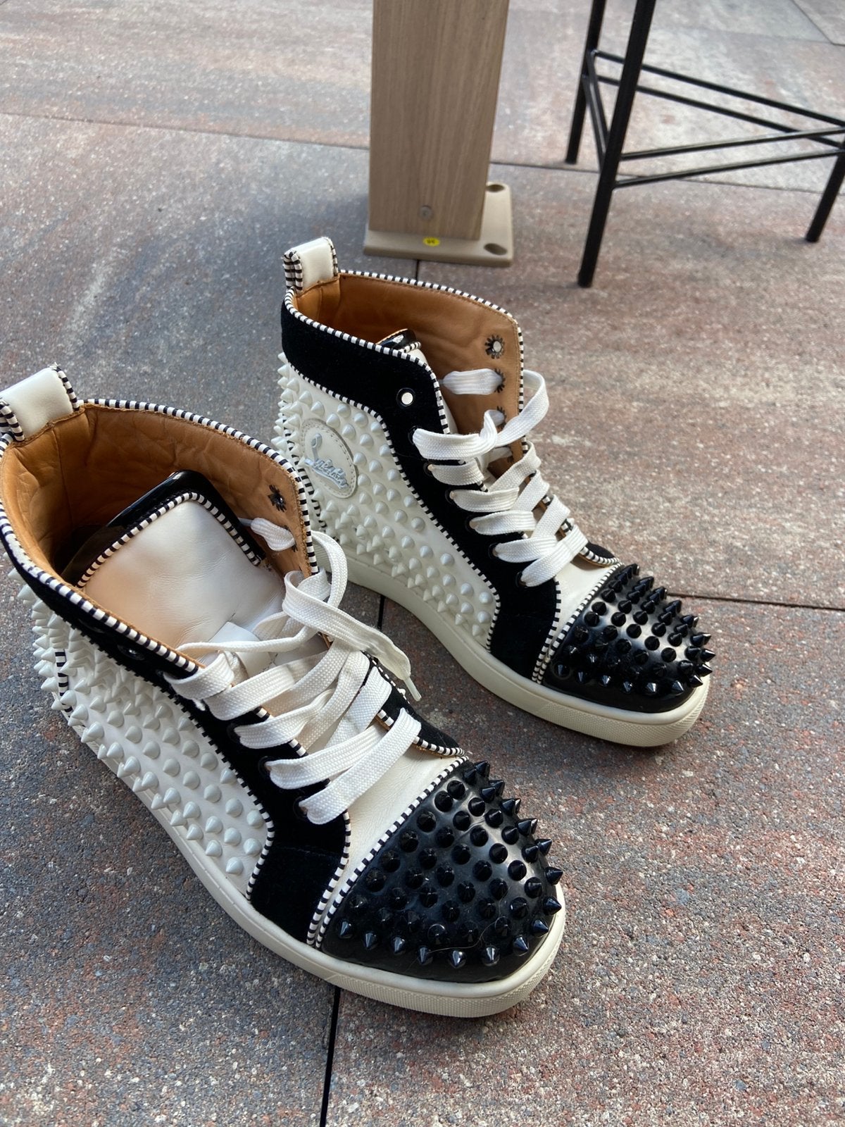 Christian louboutin maat 39, Kleding | Dames, Ophalen of Verzenden, Zo goed als nieuw, Zwart, Sneakers of Gympen