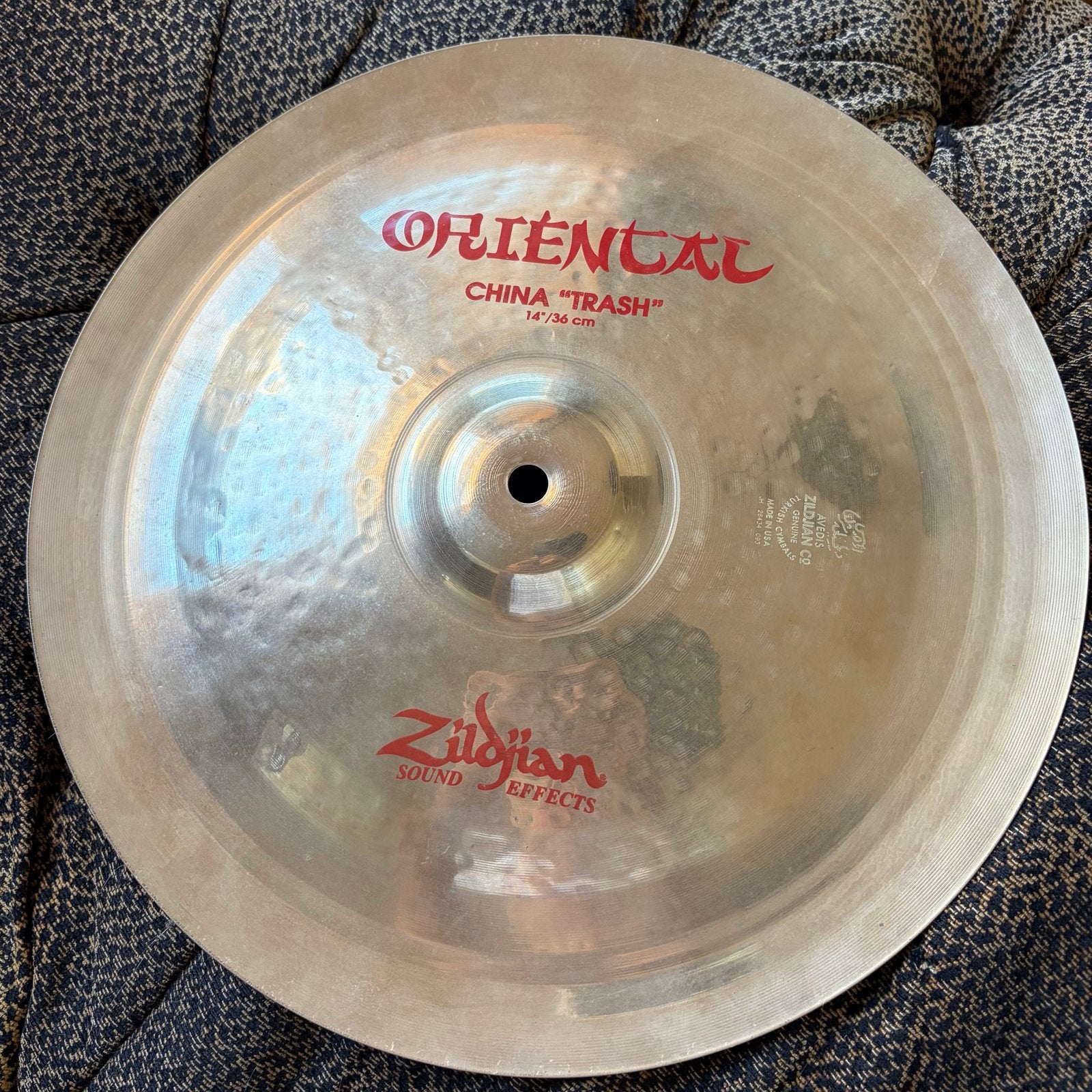 14” Zildjian Oriental China “Trash” bekken [2008], China@hermanJager.nl, Gebruikt, Usa, Drums of Percussie