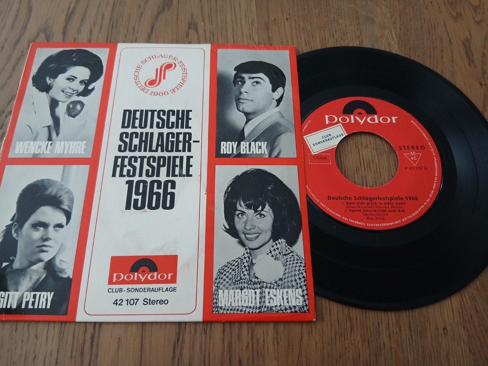 VINYL EP  DEUTSCHE SCHLAGERFESTSPIELE  1966, Verzenden, Schlager, Zo goed als nieuw, EP