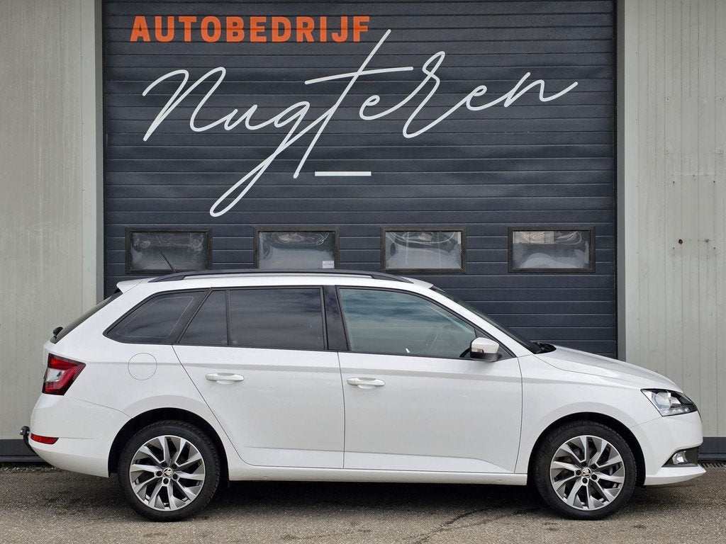 Skoda Fabia Combi 1.0 TSI Business Edition|Automaat|Trekhaak, Auto's, Skoda, Stof, Gebruikt, Wit, Origineel Nederlands