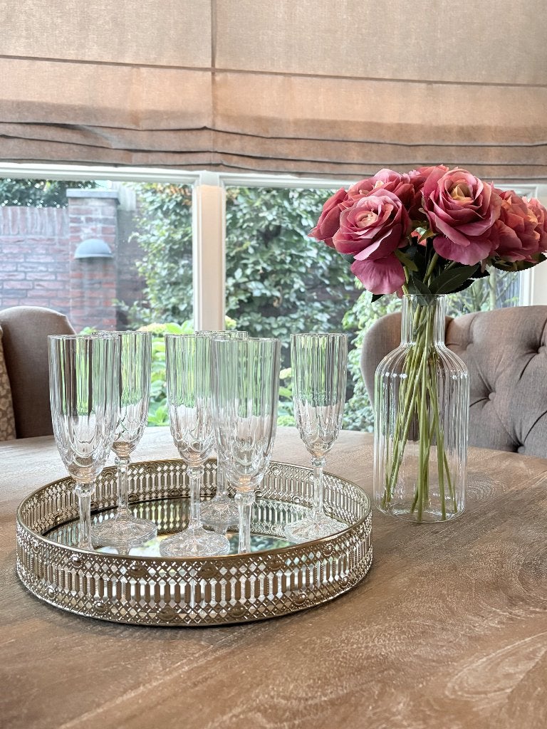 Vintage Luminarc glazen set – 12 stuks, Ophalen of Verzenden, Zo goed als nieuw, Overige typen