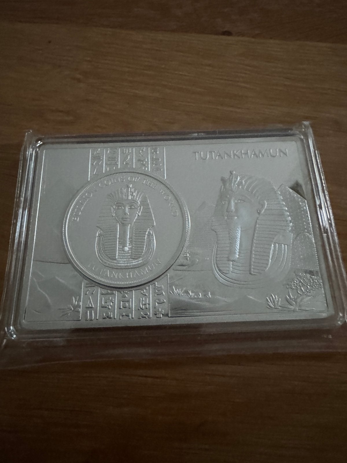 Zilveren muntbaar Tuthankhamun - 1 ounce 999 fijn in baren, Ophalen, Zilver