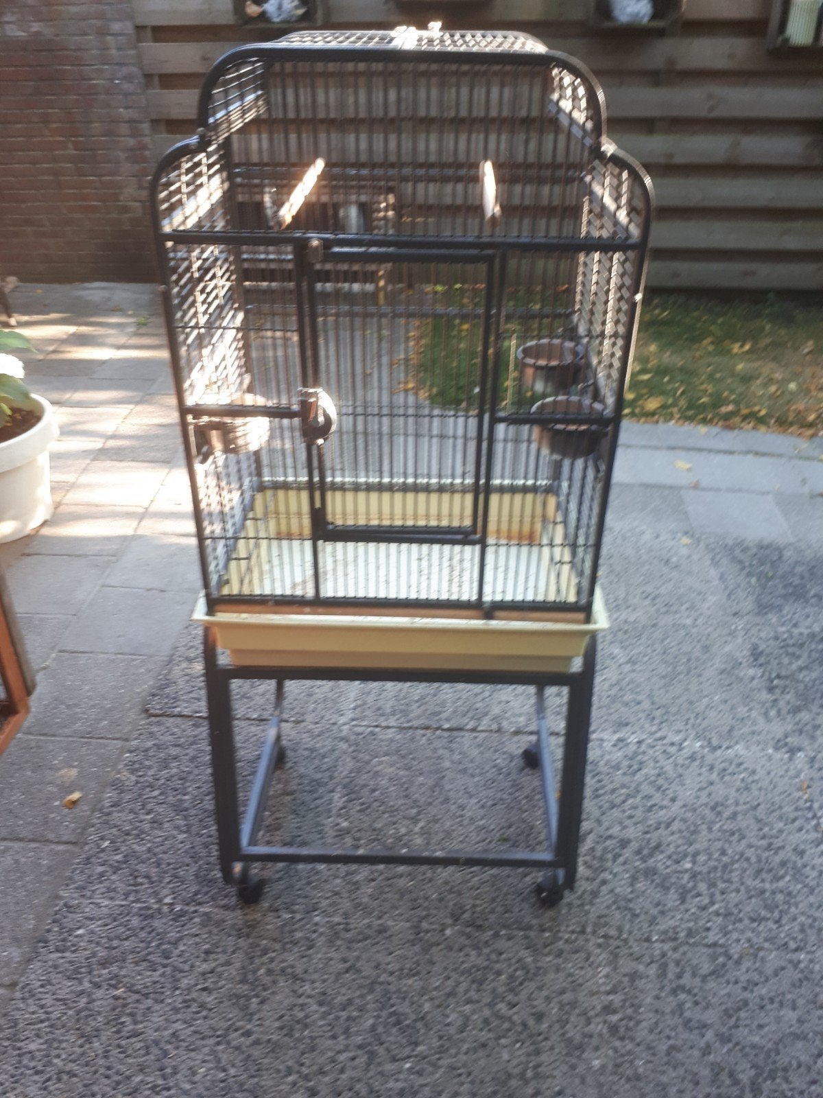te koop mooie kooi, Ophalen, Zo goed als nieuw, Metaal, Vogelkooi