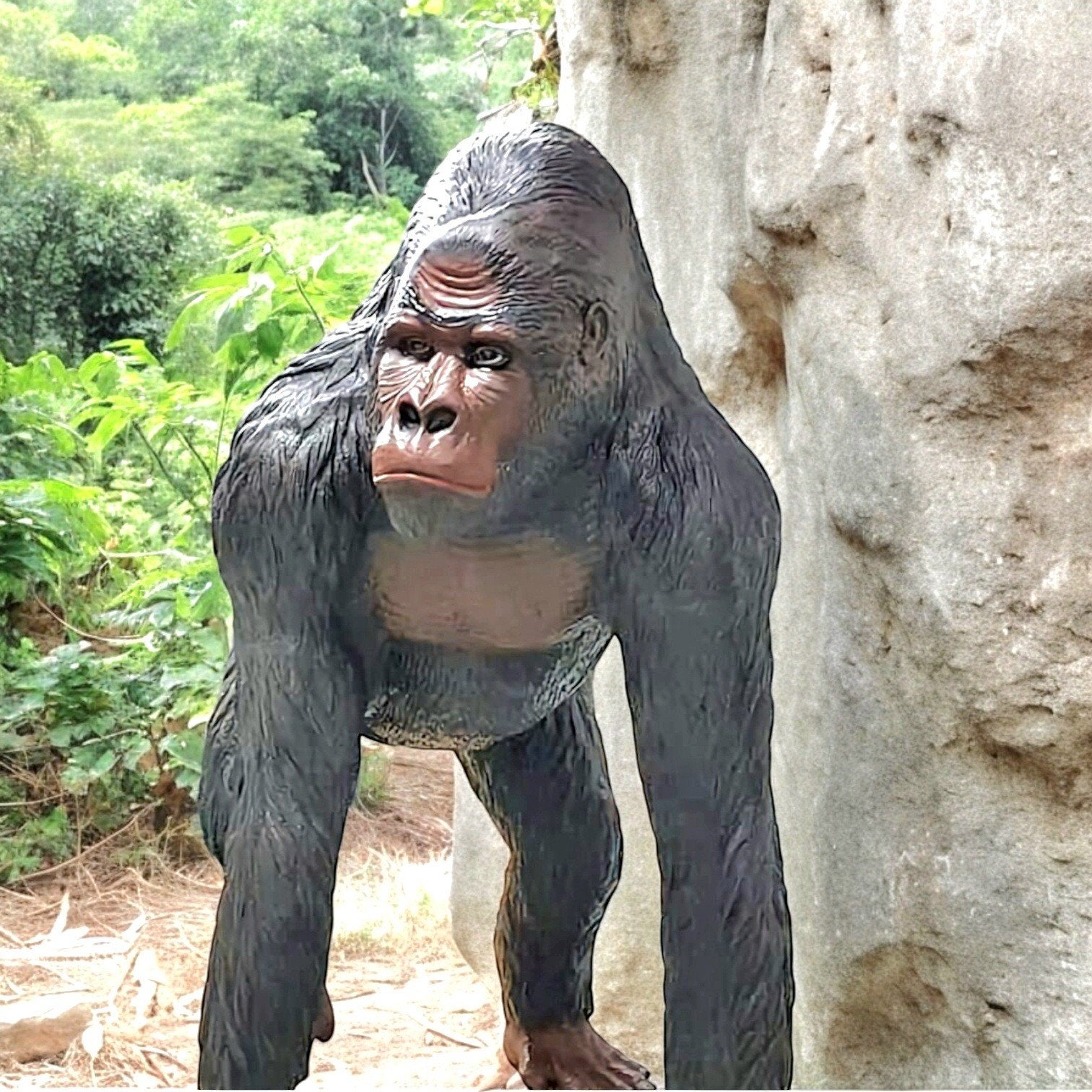Beeld gorilla beelden wilde dieren jungle thema olifant, Ophalen, Nieuw, Kunststof, Dierenbeeld