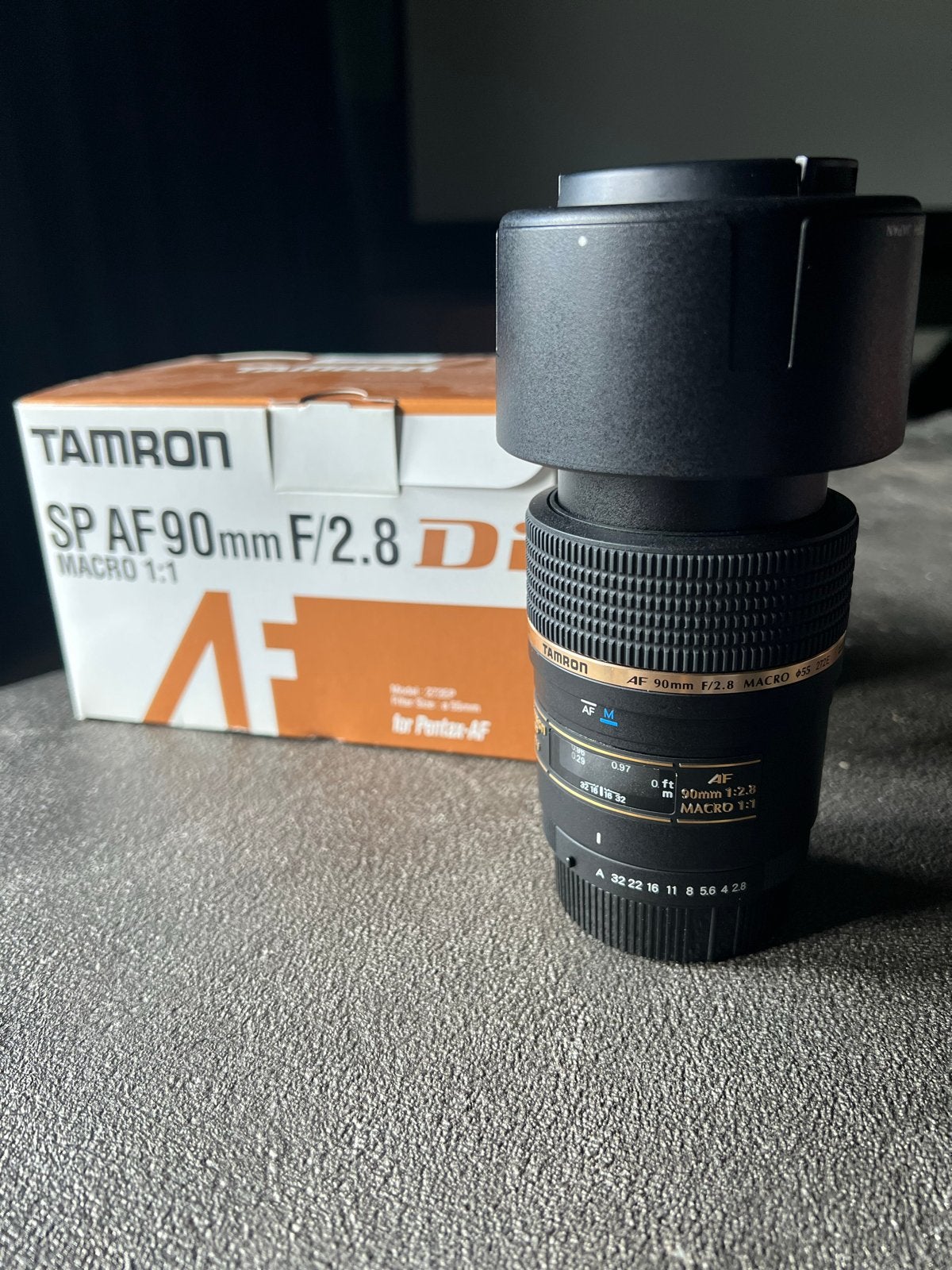 Tamron SP AF 90mm F/2.8 Di Macro 1:1 voor Pentax-AF, Ophalen, Gebruikt, Autofocus, Tamron