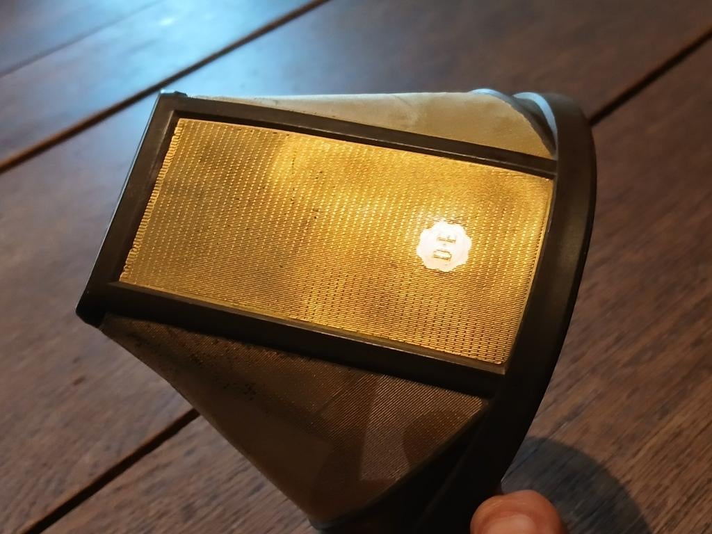 VINTAGE HERBRUIKBARE D.E KOFFIEFILTER  .., Ophalen of Verzenden, Gebruikt, Kunststof, Bruin