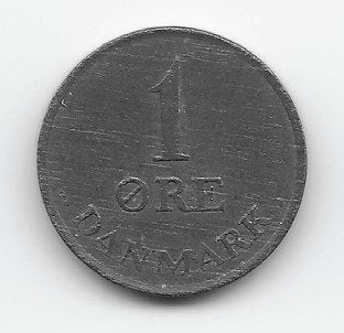 Denemarken 1 øre 1963 KM# 839.2, Verzenden, Overige landen, Losse munt