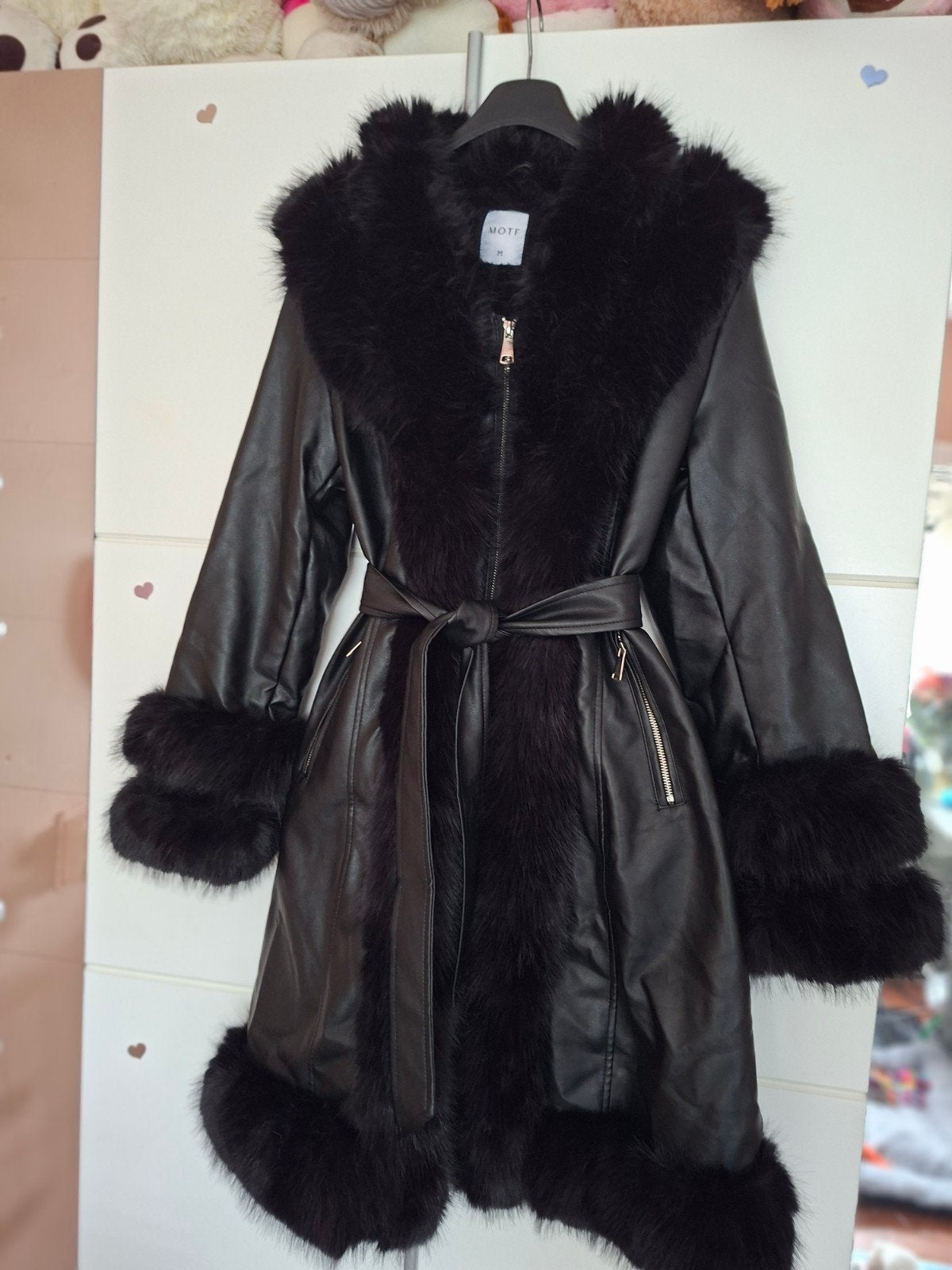 Winterjas, bontjas, jas Nieuw, Ophalen of Verzenden, Nieuw, Zwart