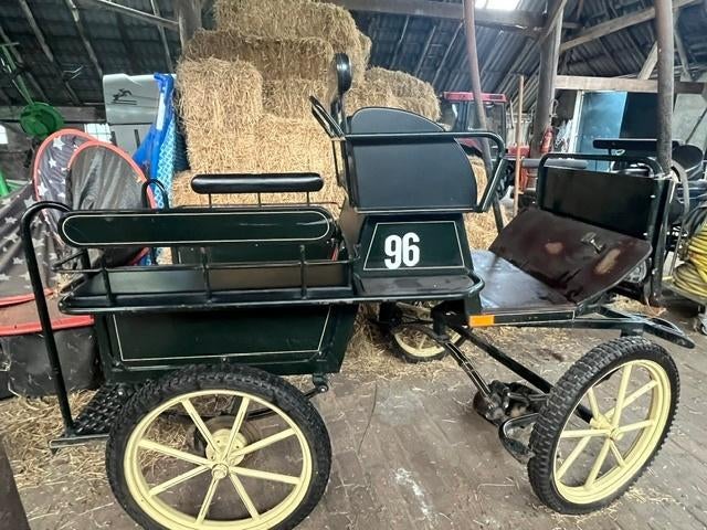2 Menwagens, marathonwagens. 1 voor pony 1 voor paarden, Dieren en Toebehoren, Gebruikt, Marathonwagen, Paard of Pony