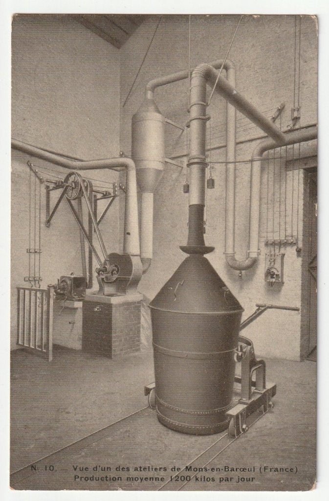 Ansichtkaart vernis fabriek Claessens Frères & Co. Antwerpen, Verzenden, Voor 1920, Ongelopen, Antwerpen