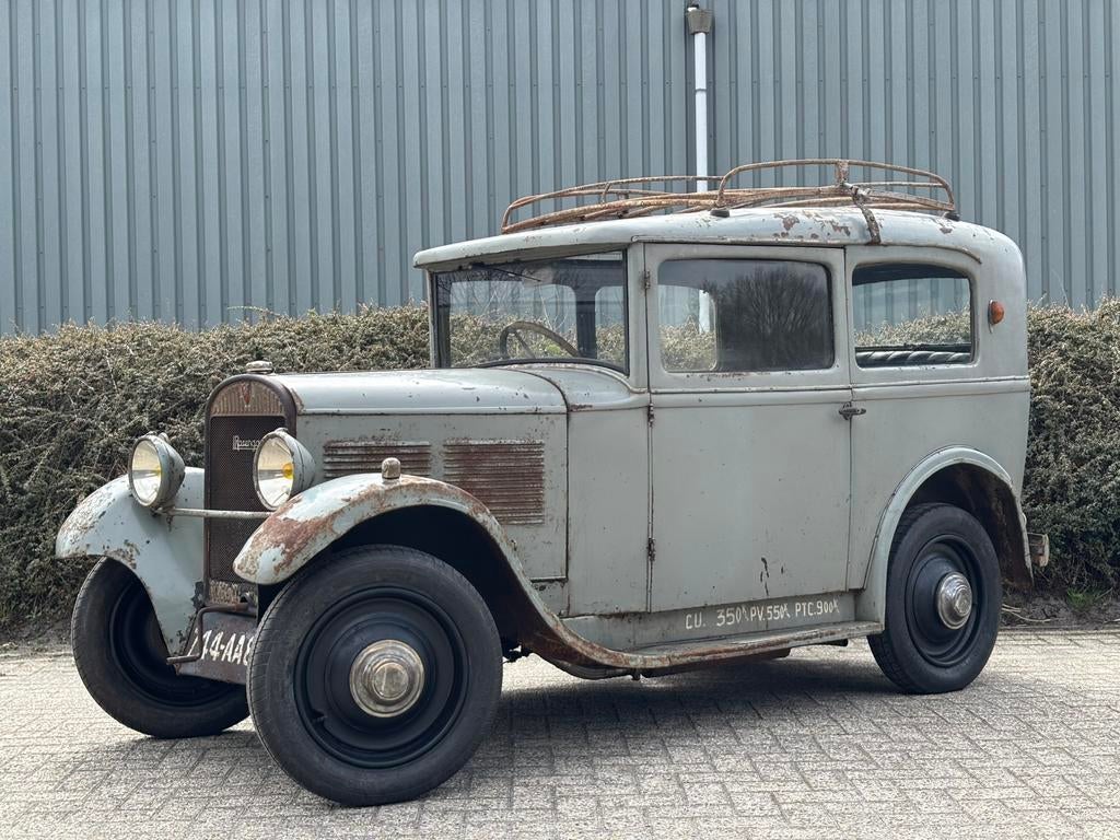 Rosengart LR4 fourgonnette 1935 / Oldtimer / Origineel!, Overige merken, Zwart, Overige carrosserieën, Leder