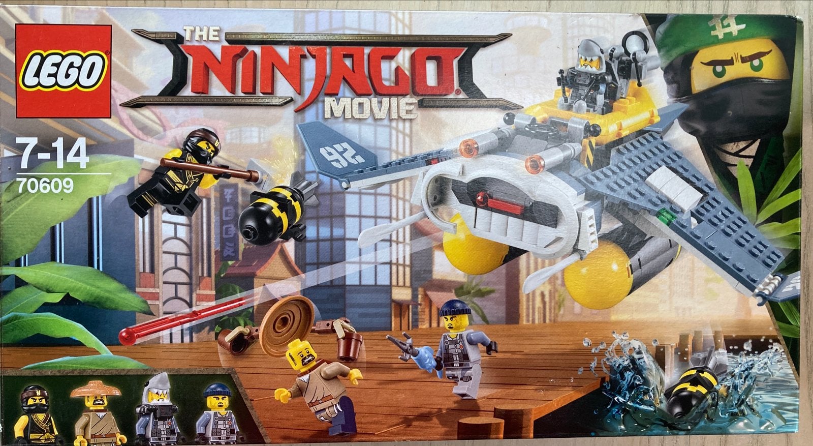 LEGO Ninjago Movie 70609 Manta Ray Bomber, Lego, Ophalen of Verzenden, Zo goed als nieuw, Compleet
