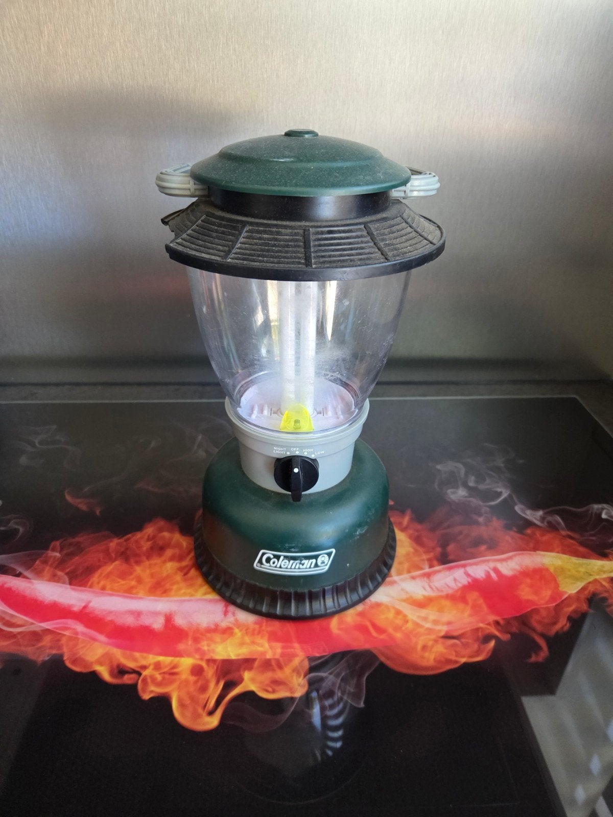 kampeer lamp, Caravans en Kamperen, Ophalen of Verzenden, Gebruikt