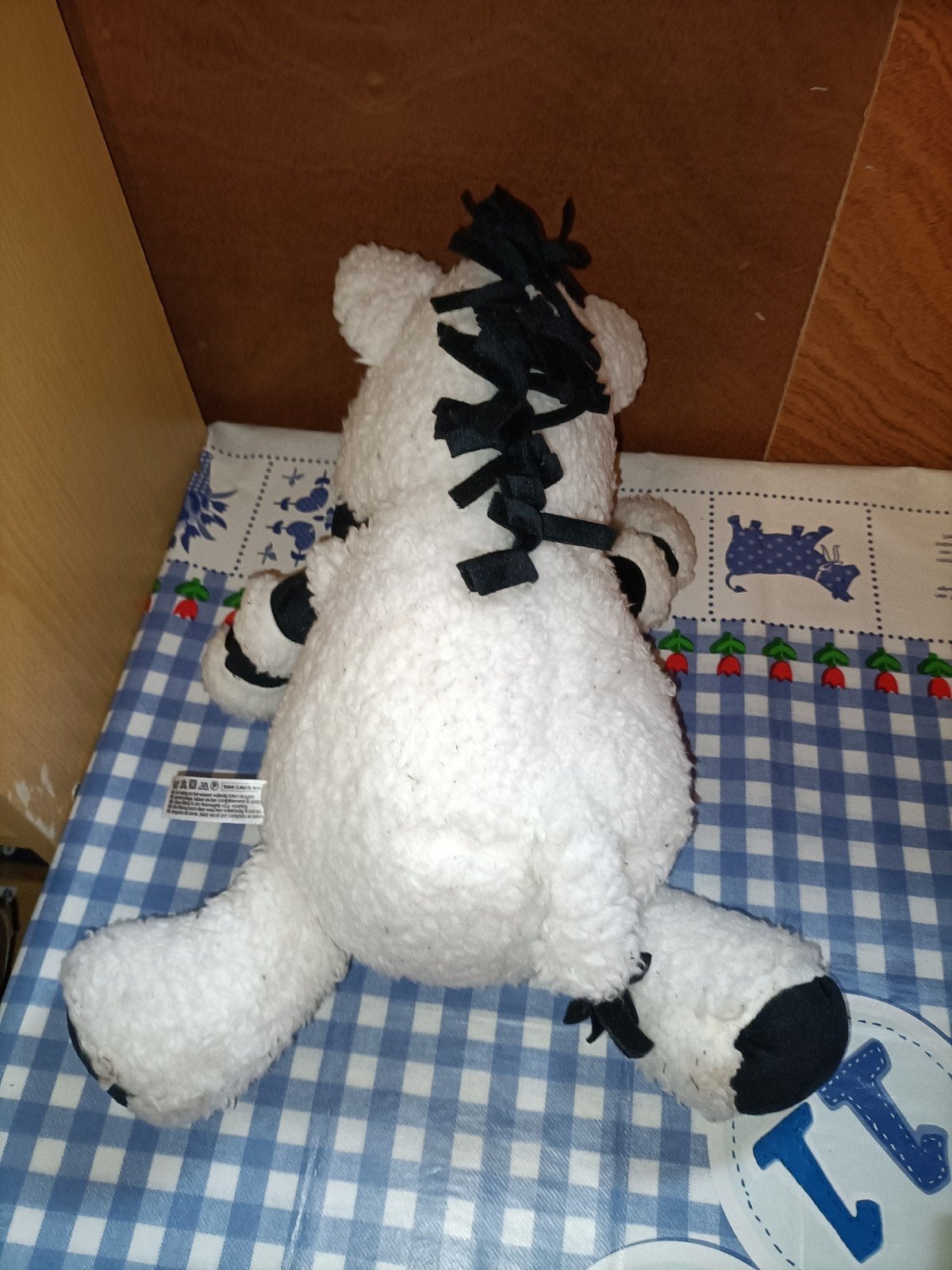 Hema zebra zachte knuffel 35 cm groot, Ophalen of Verzenden, Zo goed als nieuw, Overige typen