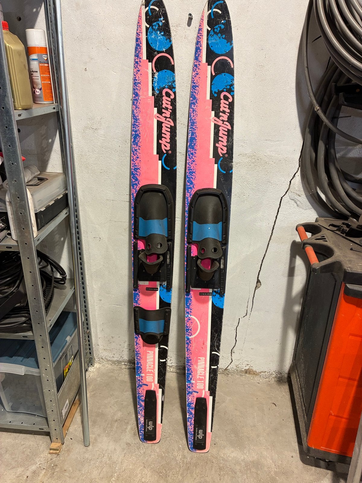 Wasserski set Cut'n'Jump Pinnacle 100, Ophalen, Gebruikt, 160 cm of meer, Waterski's