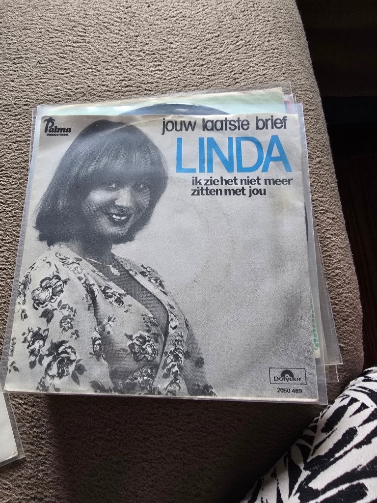 linda jouw laatste brief, Verzenden, Gebruikt, 7 inch, Levenslied of Smartlap