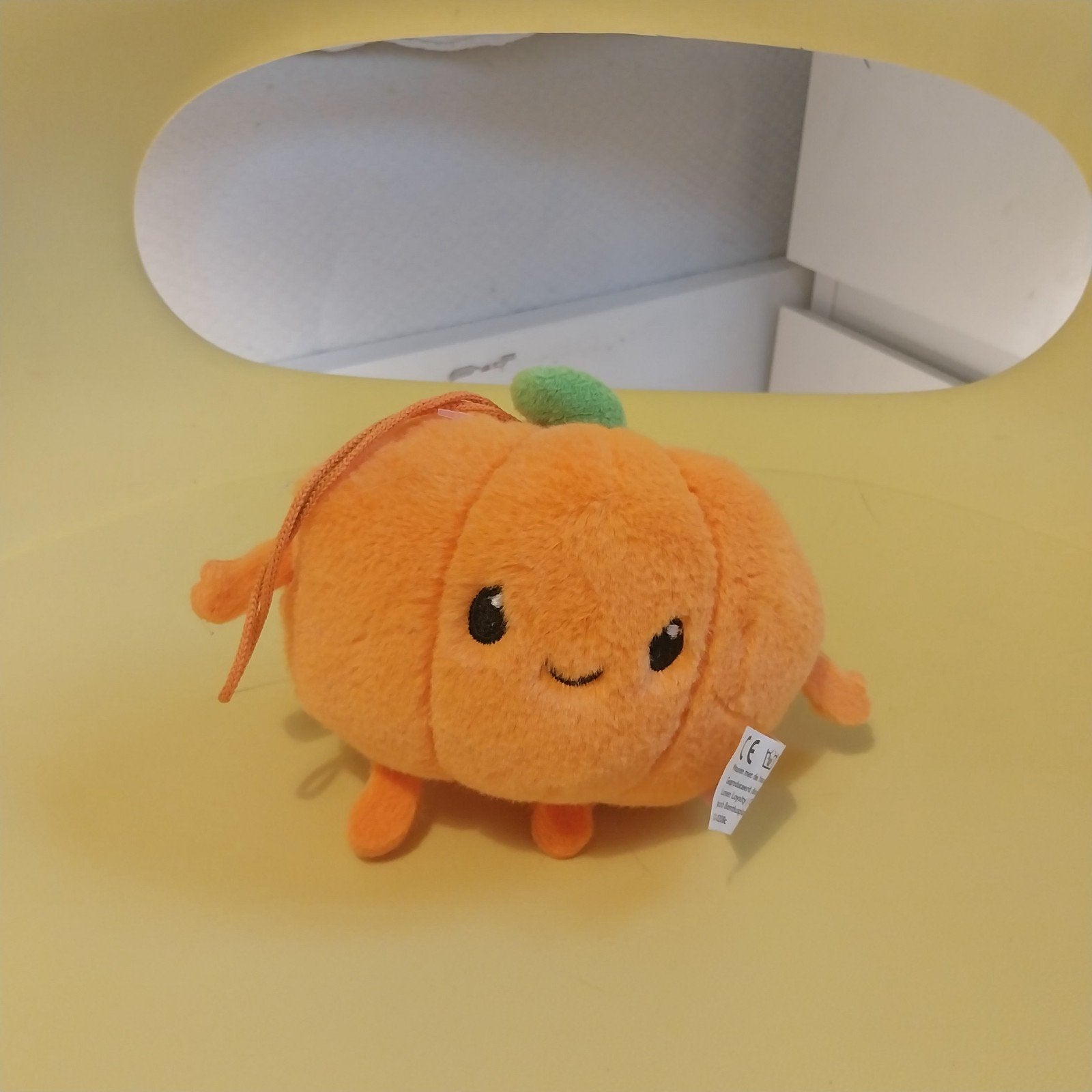 Lidl Mini's pompoen knuffel, Kinderen en Baby's, Speelgoed | Knuffels en Pluche, Lidl, Oranje, Overige typen, Klein (minder dan 20 cm)