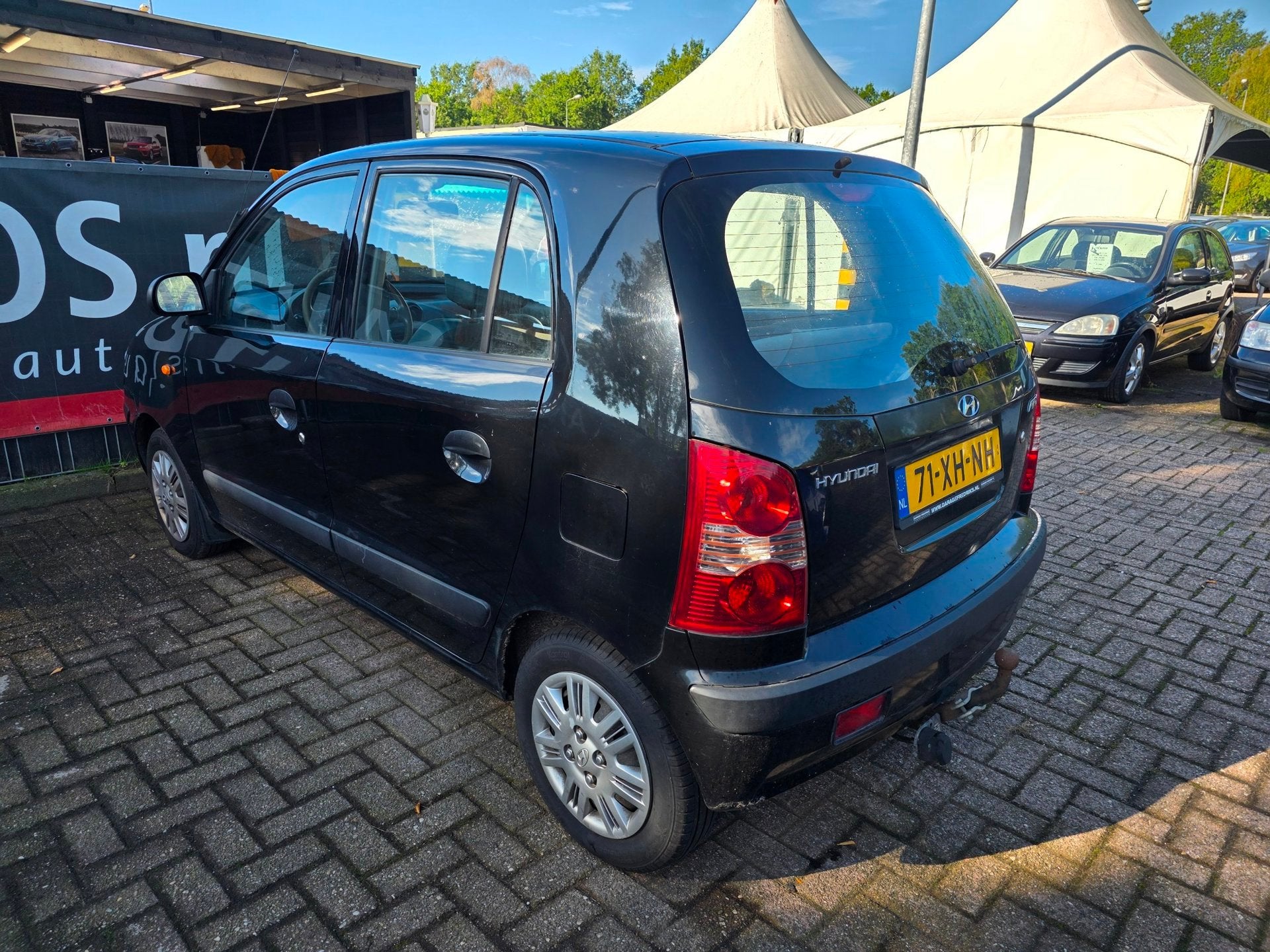 Hyundai Atos 1.1i Active Cool, Auto's, Voorwielaandrijving, 31 €/maand, 4 cilinders, Zwart