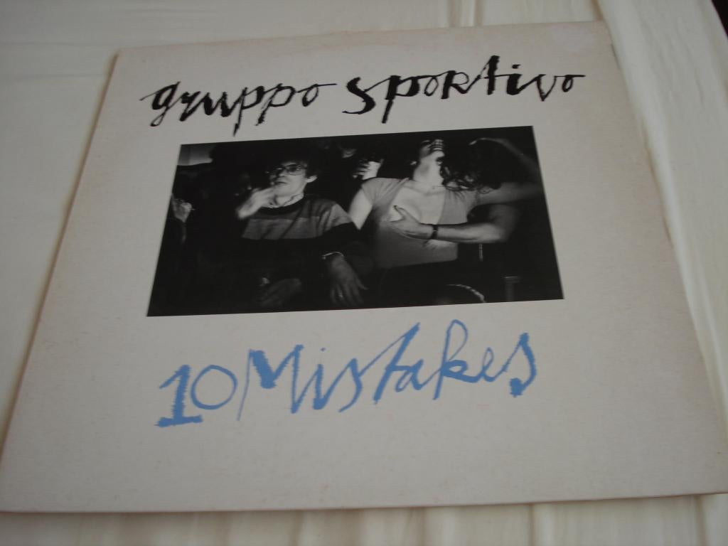 GRUPPO SPORTIVO - 10 MISTAKES new wave, Cd's en Dvd's, Vinyl | Rock, Ophalen of Verzenden, Gebruikt, 12 inch, Poprock