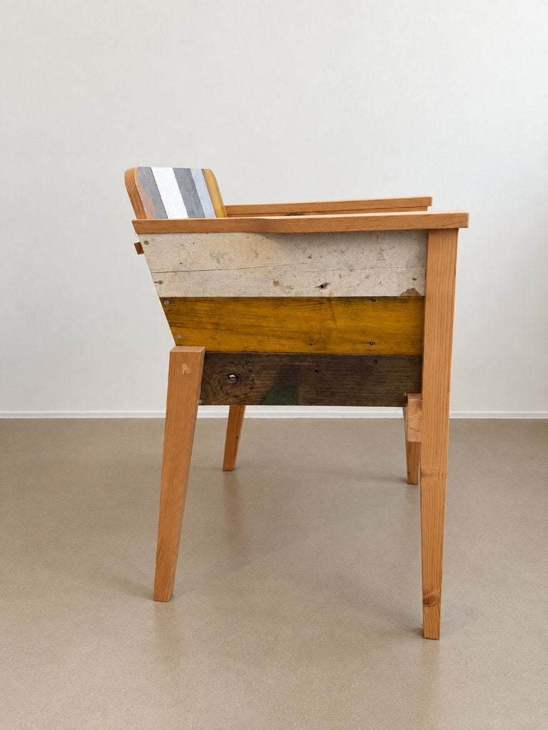 Piet Hein Eek kuipstoel in sloophout gefixeerd, Ophalen, Overige kleuren, Nieuw, Dutch Design
