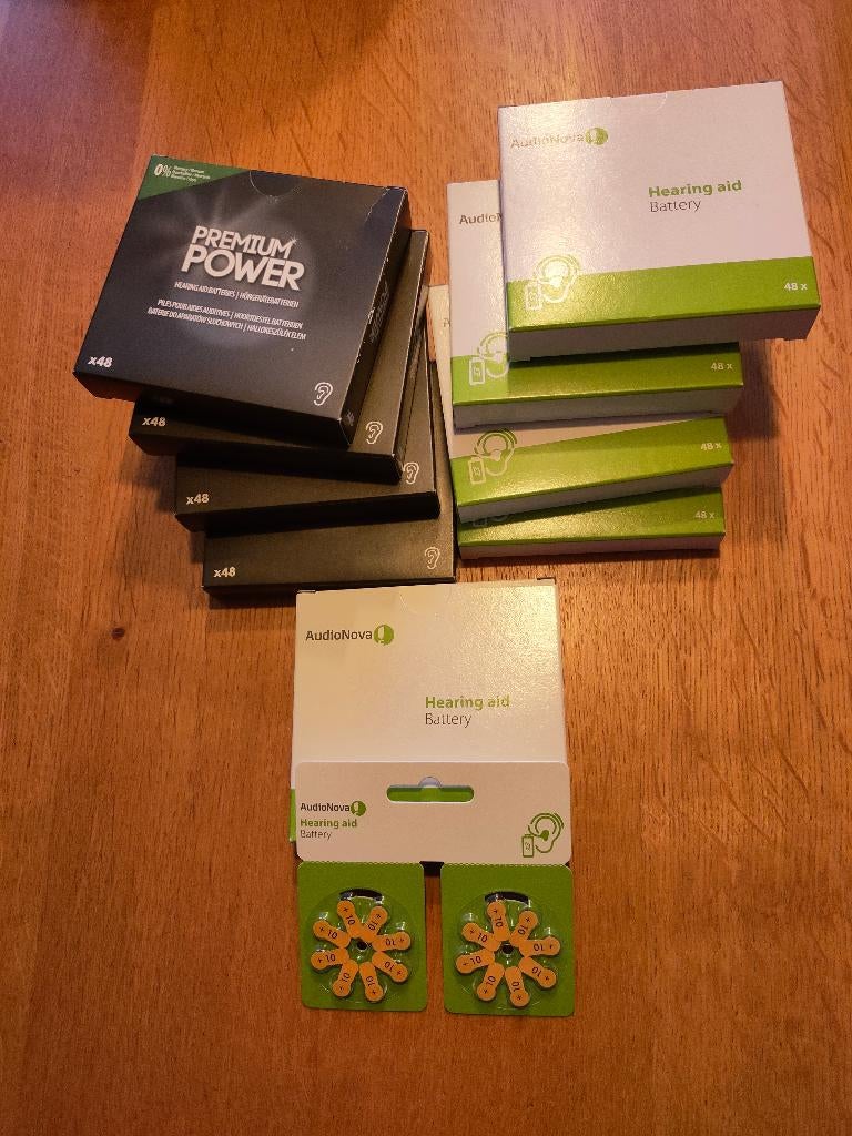 batterijen voor gehoorapparaat, Ophalen, Nieuw